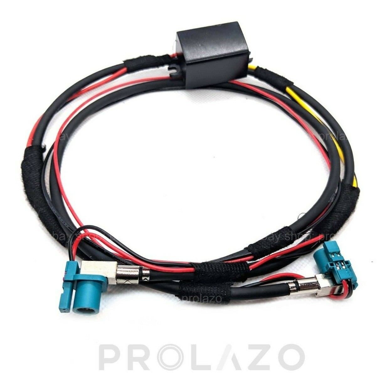 Retrofit CID cable for BMW EVO unit to NBT monitor with voltage converter
